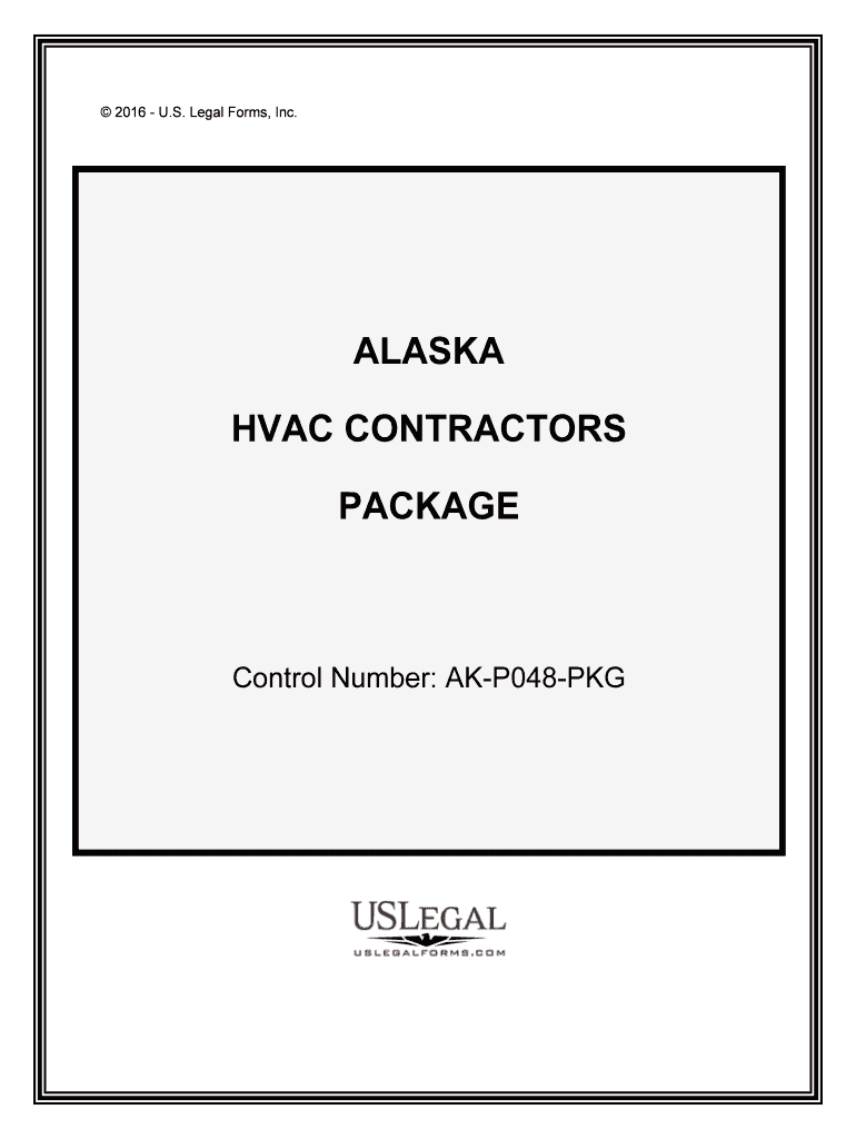 Control Number AK P048 PKG  Form