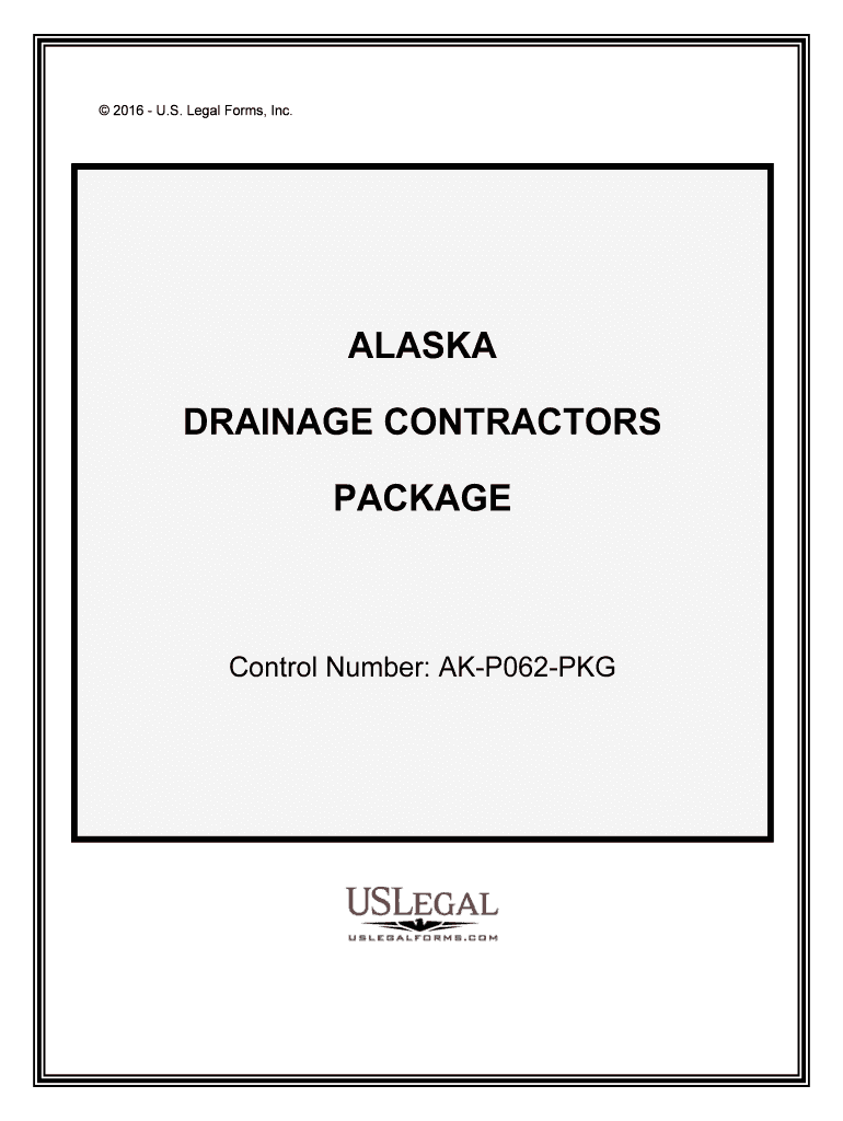 DRAINAGE CONTRACTORS  Form