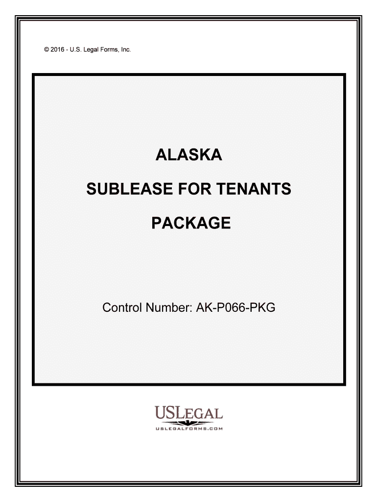 Sublease ContractSublease Agreement FormUS Legal