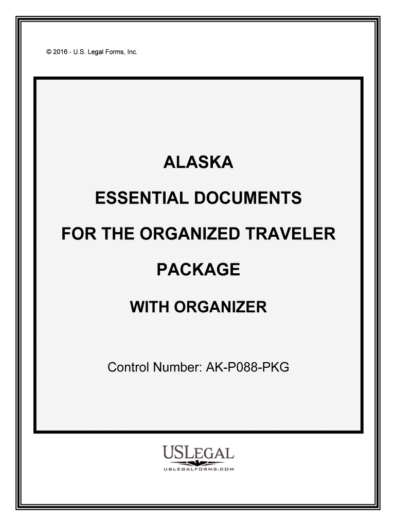 For the ORGANIZED TRAVELER  Form