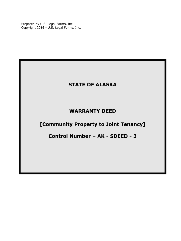 Joint Tenant US Legal Forms