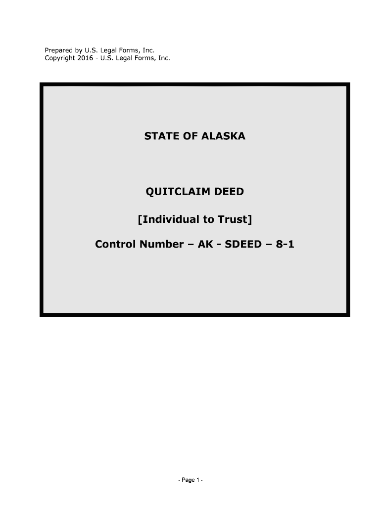 Alaska Warranty Deed from Individual to US Legal Forms