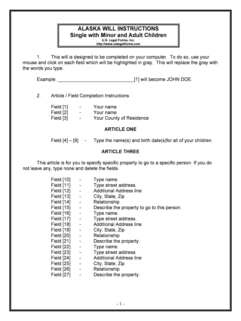 Last Will and Testament Form Templates Online US Legal Forms