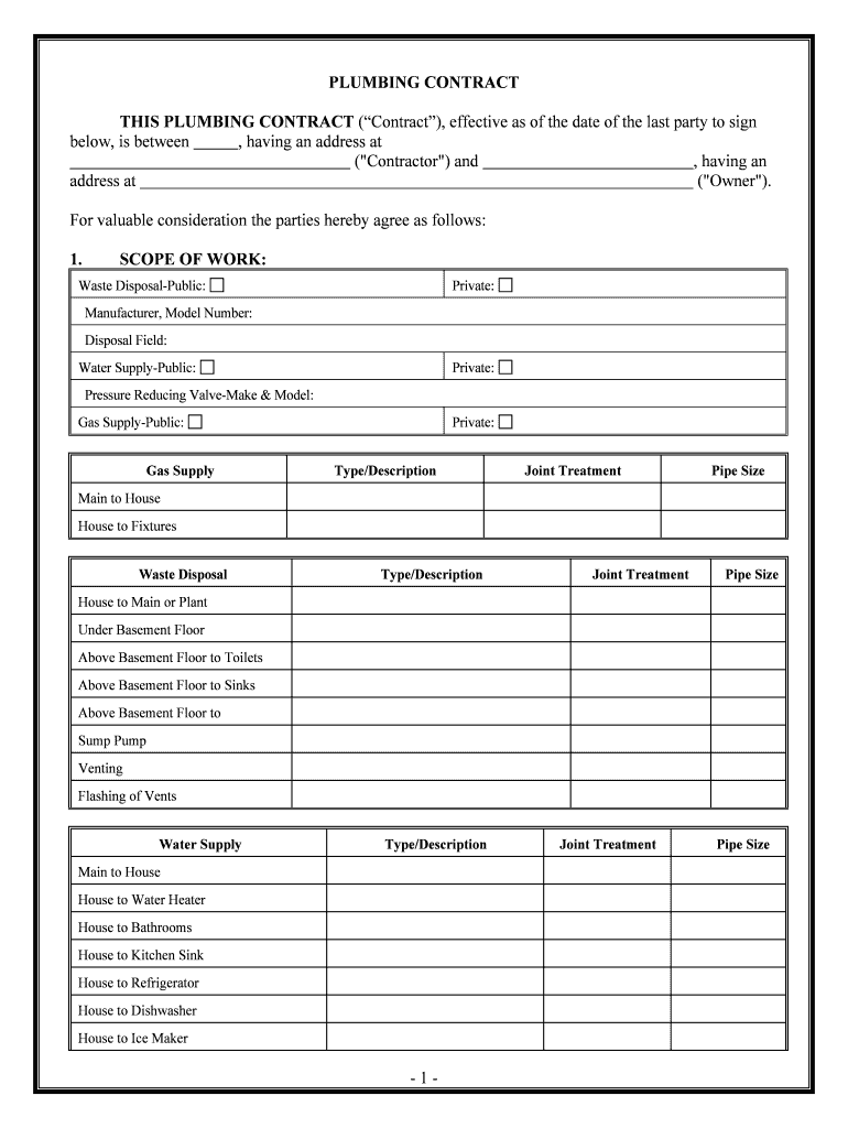 Contractor Agreement Contractor Name HomeServe  Form