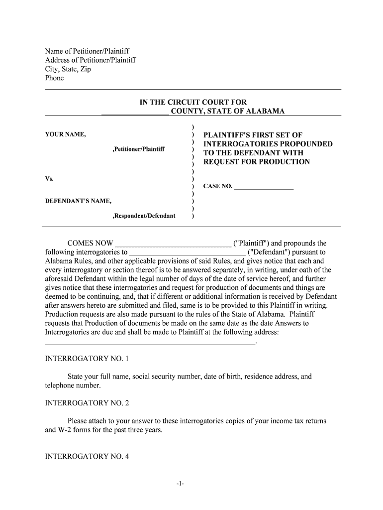 Ejectment Packet  Form