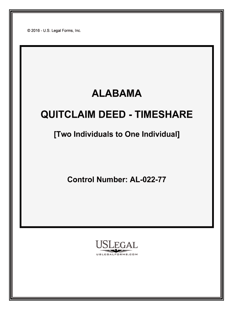 QUITCLAIM DEED TIMESHARE  Form