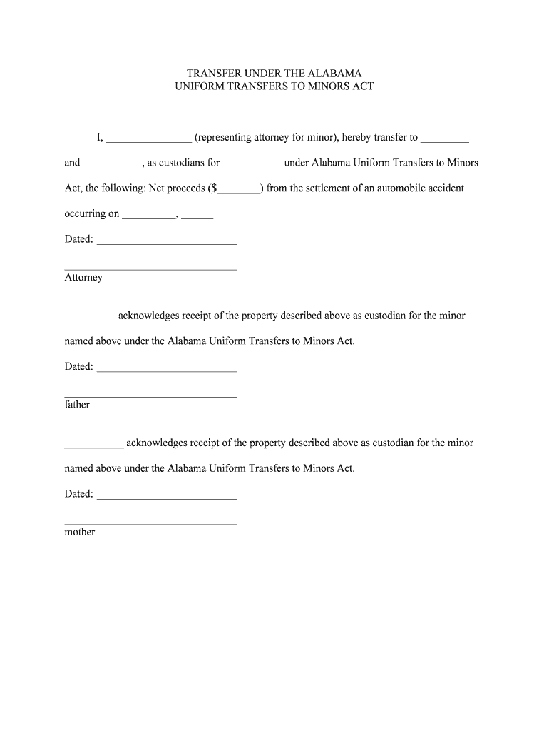 Divorce, Custody and Alabama Access to Justice  Form