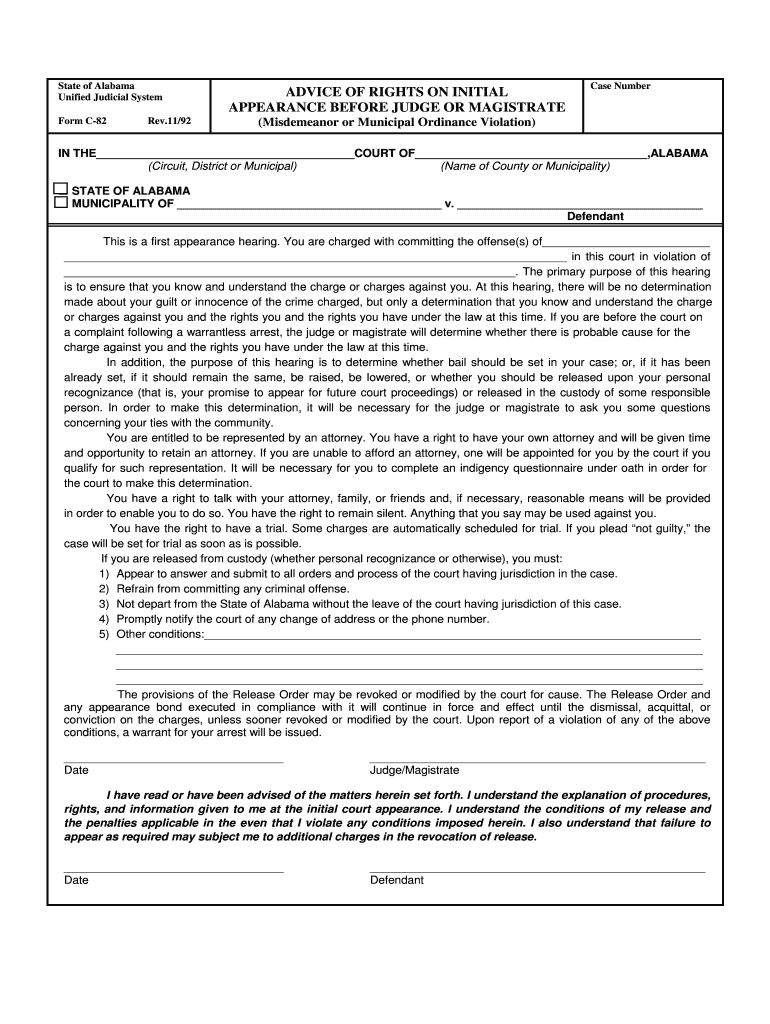 Lindsey V State of Alabama Document 4  Form