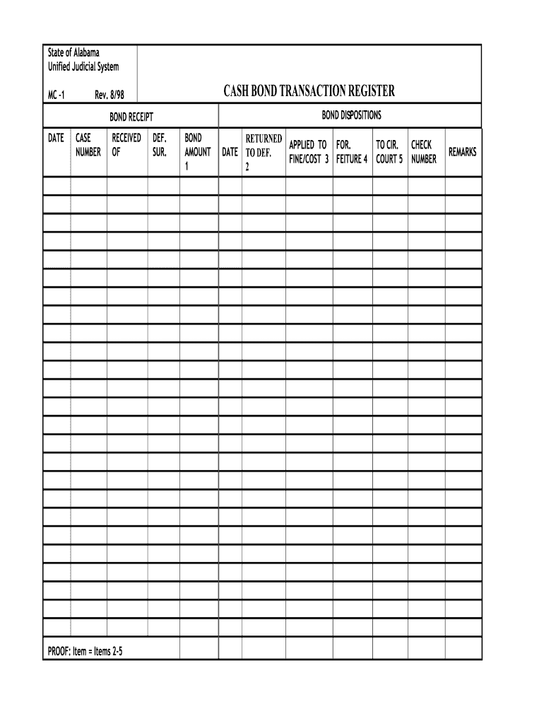 Orders Alabama Administrative Office of Courts  Form