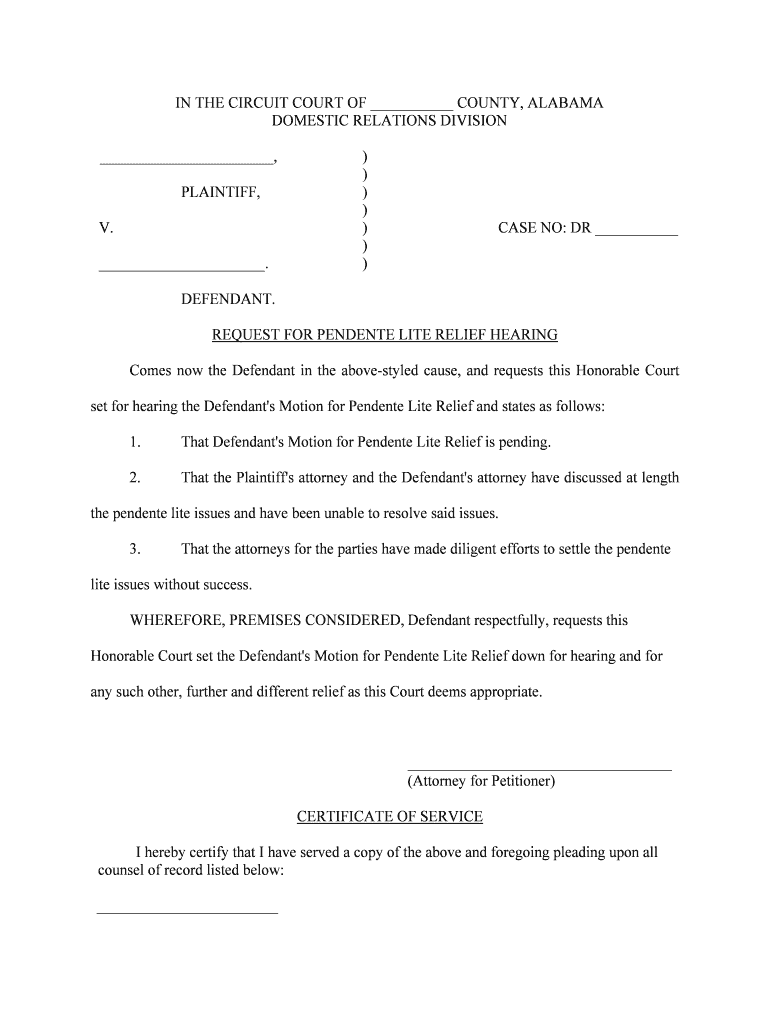 Rules of Civil Procedure Actions in Domestic Relations  Form