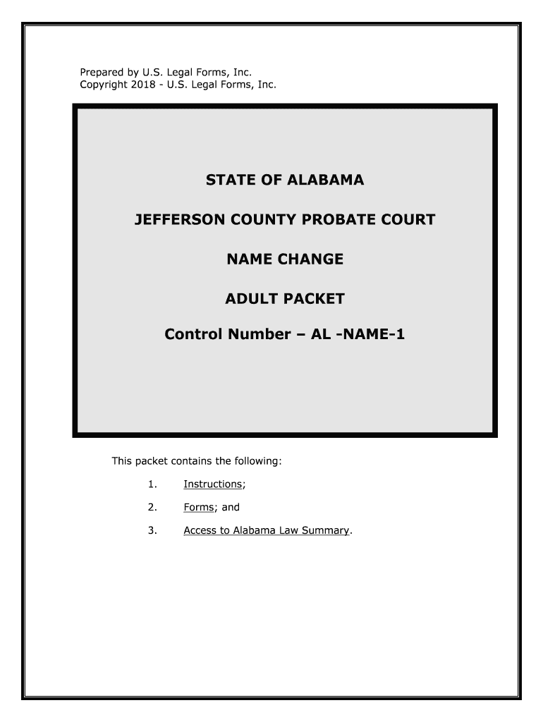 JEFFERSON COUNTY PROBATE COURT  Form