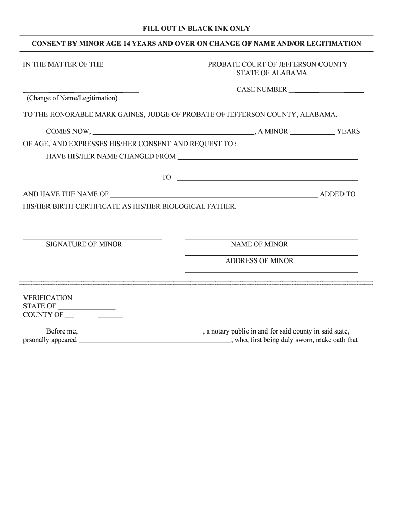 FILL OUT in BLACK INK ONLY  Form