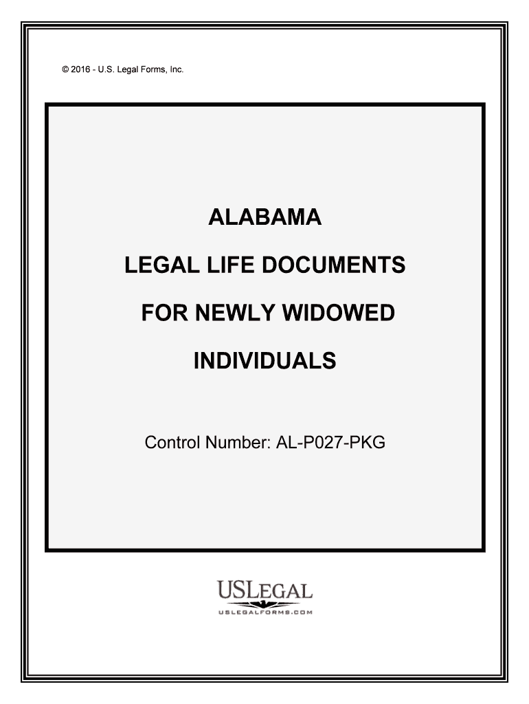 Control Number AL P027 PKG  Form