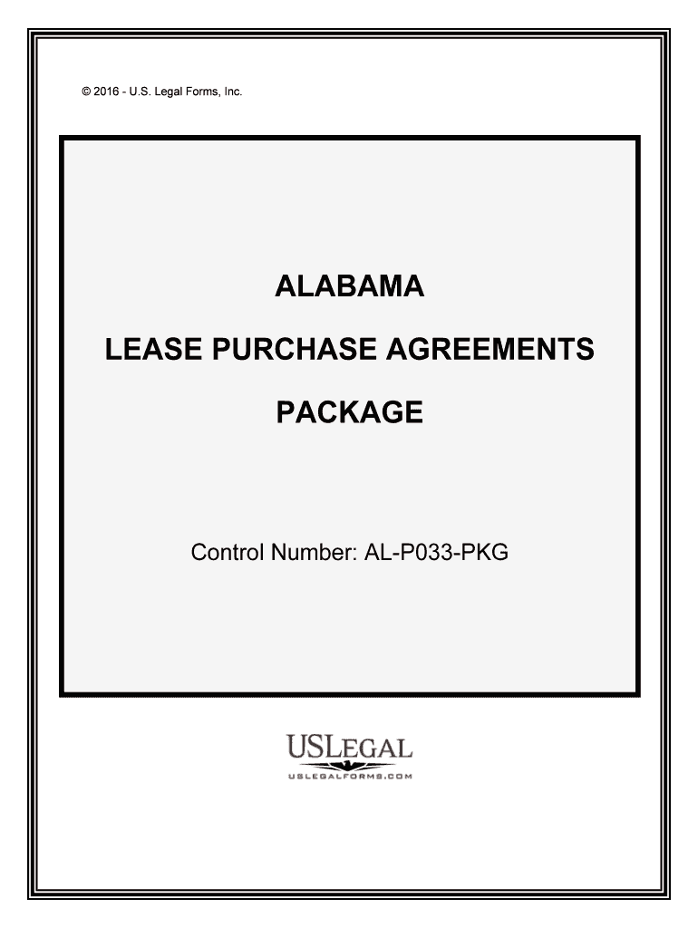 Control Number AL P033 PKG  Form