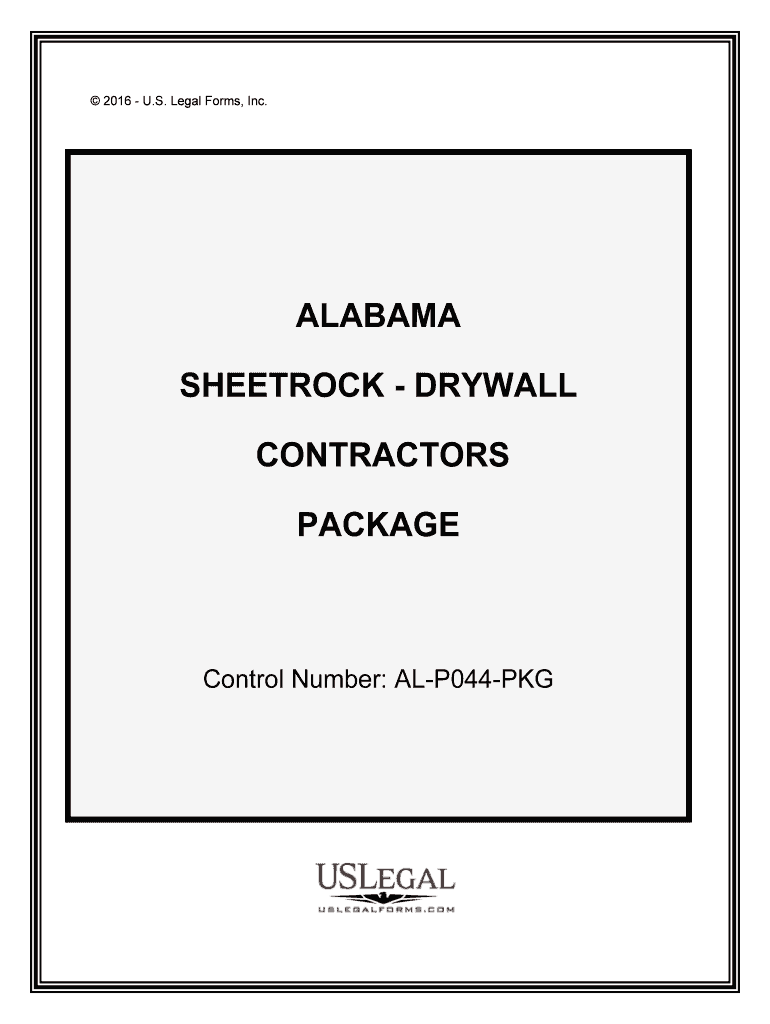 Drywall Contract Template Download Available  Form