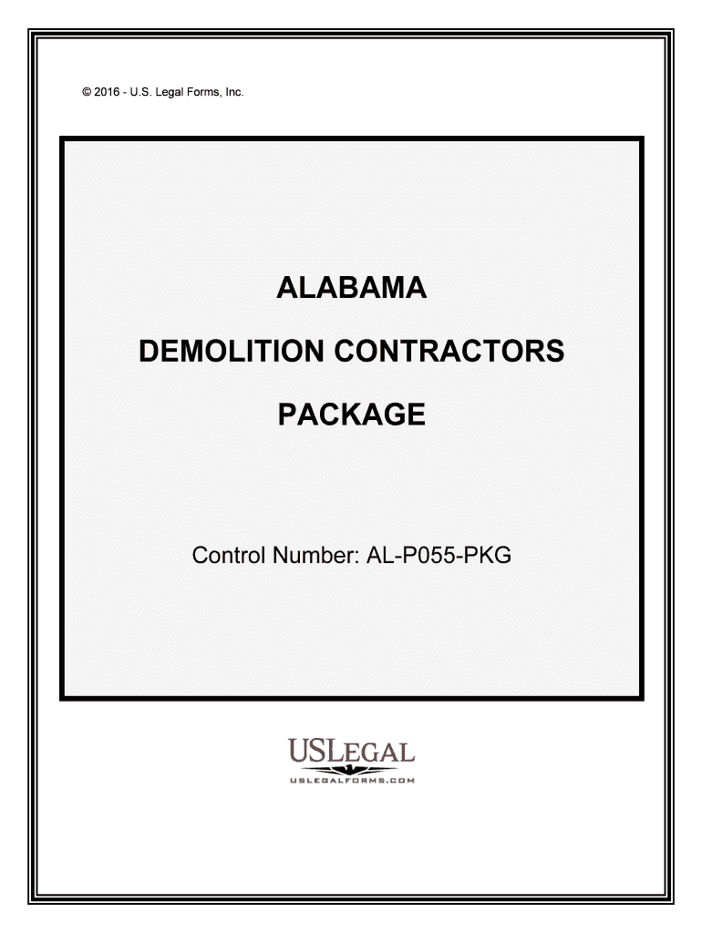 Control Number AL P055 PKG  Form