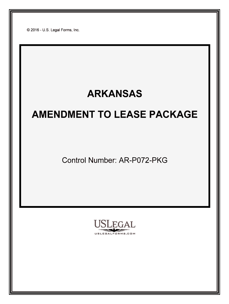 AMENDMENT to LEASE PACKAGE  Form