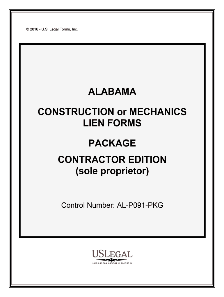 Alabama Mechanics Lien Law in Construction FAQs, Forms