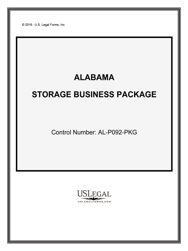 Control Number AL P092 PKG  Form