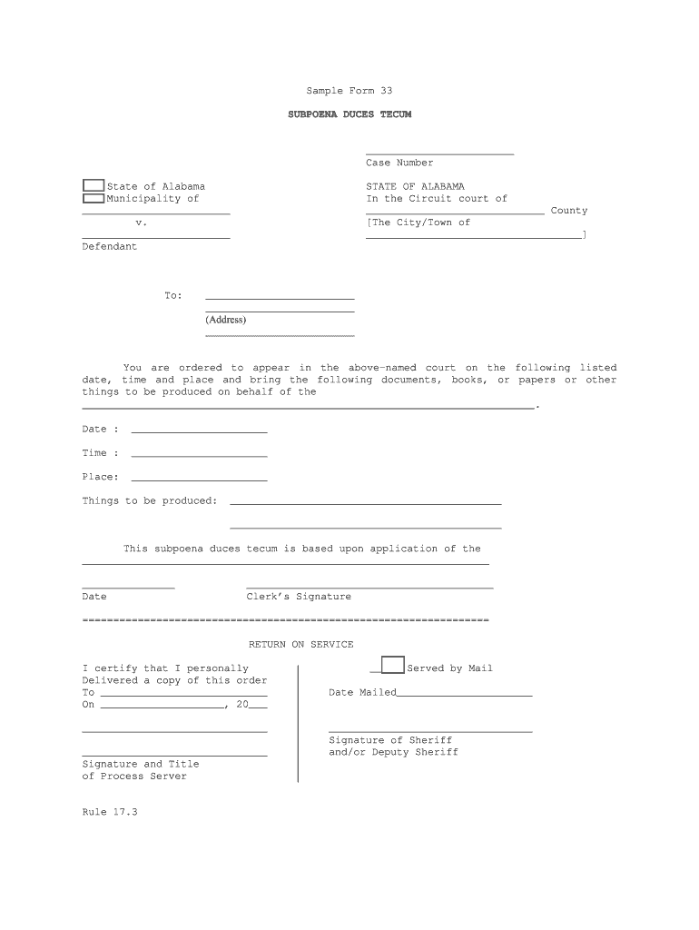 Sample Form 21 in the UNITED STATES DISTRICT COURT for the