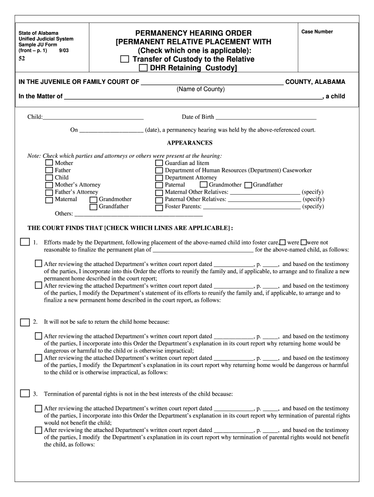 Sample JU Form