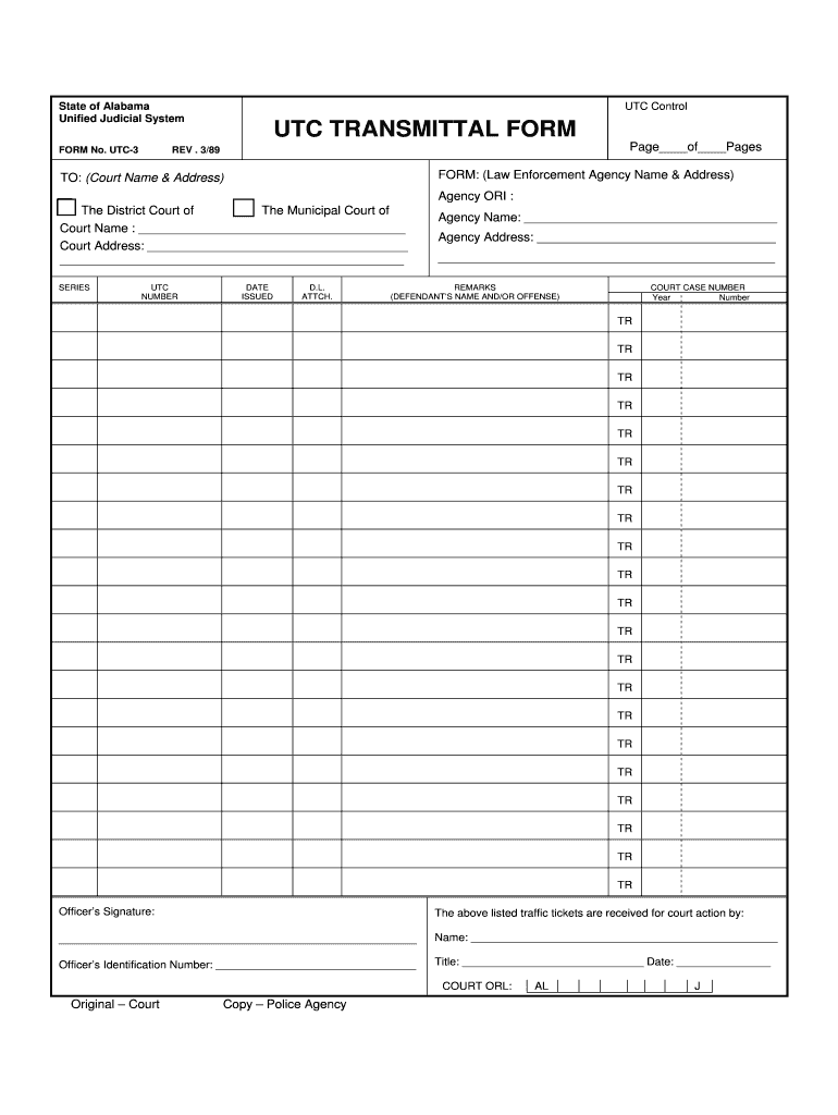 UTC Control  Form