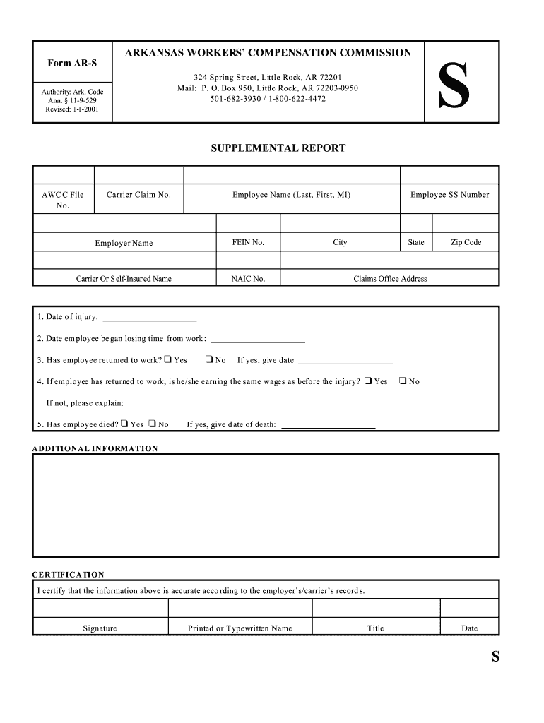 Authority Ark  Form