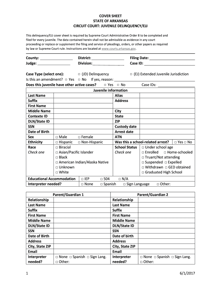 Disposition Sheet Probation Revocation or Aftercare Violation  Form