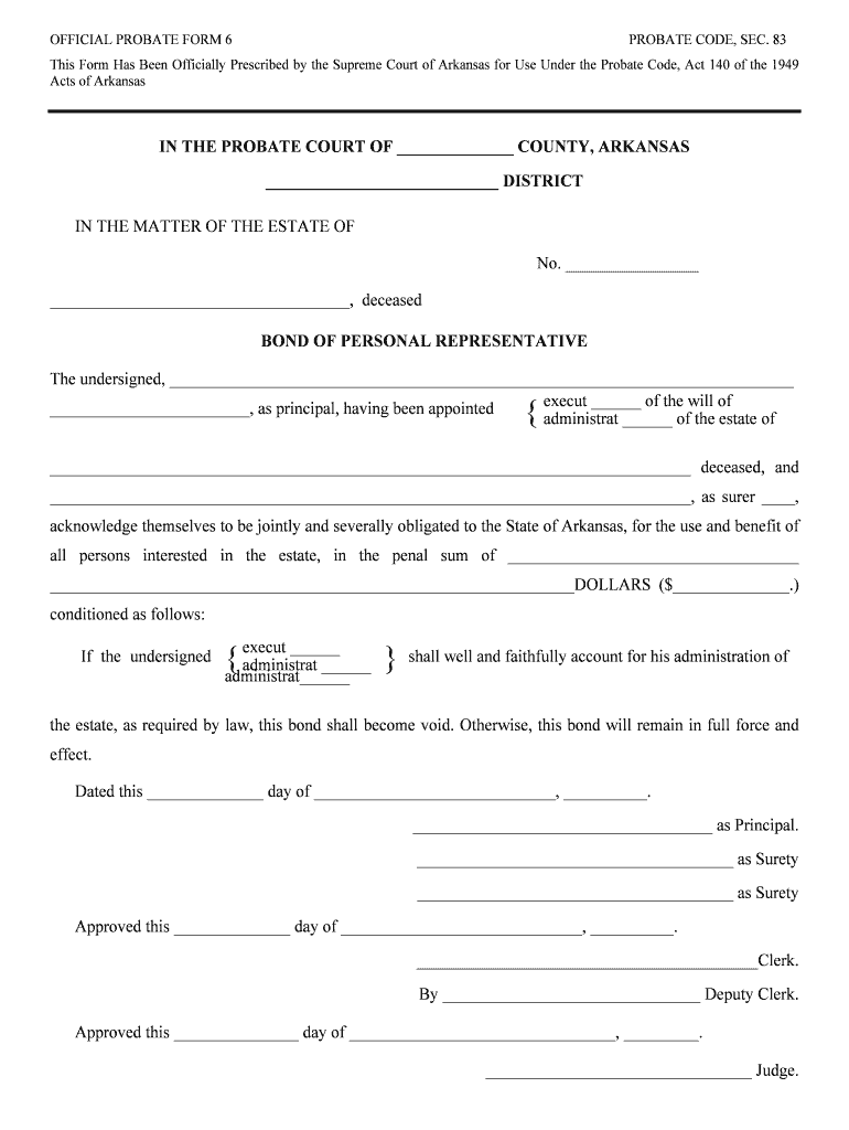 Declaration under Probate Code Section 13101 State  Form