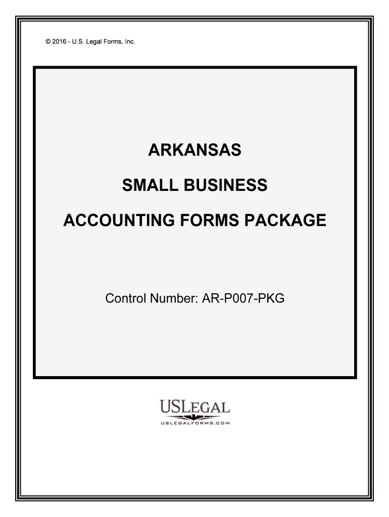 ACCOUNTING FORMS PACKAGE