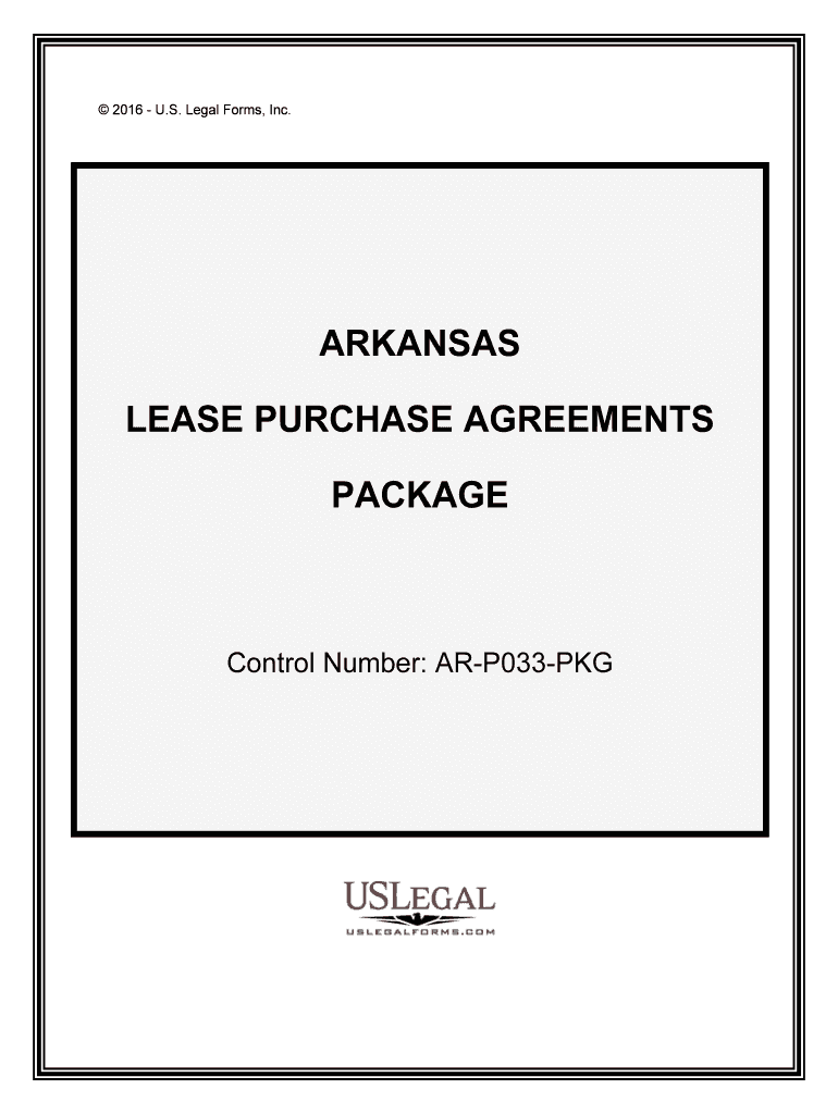 Control Number AR P033 PKG  Form