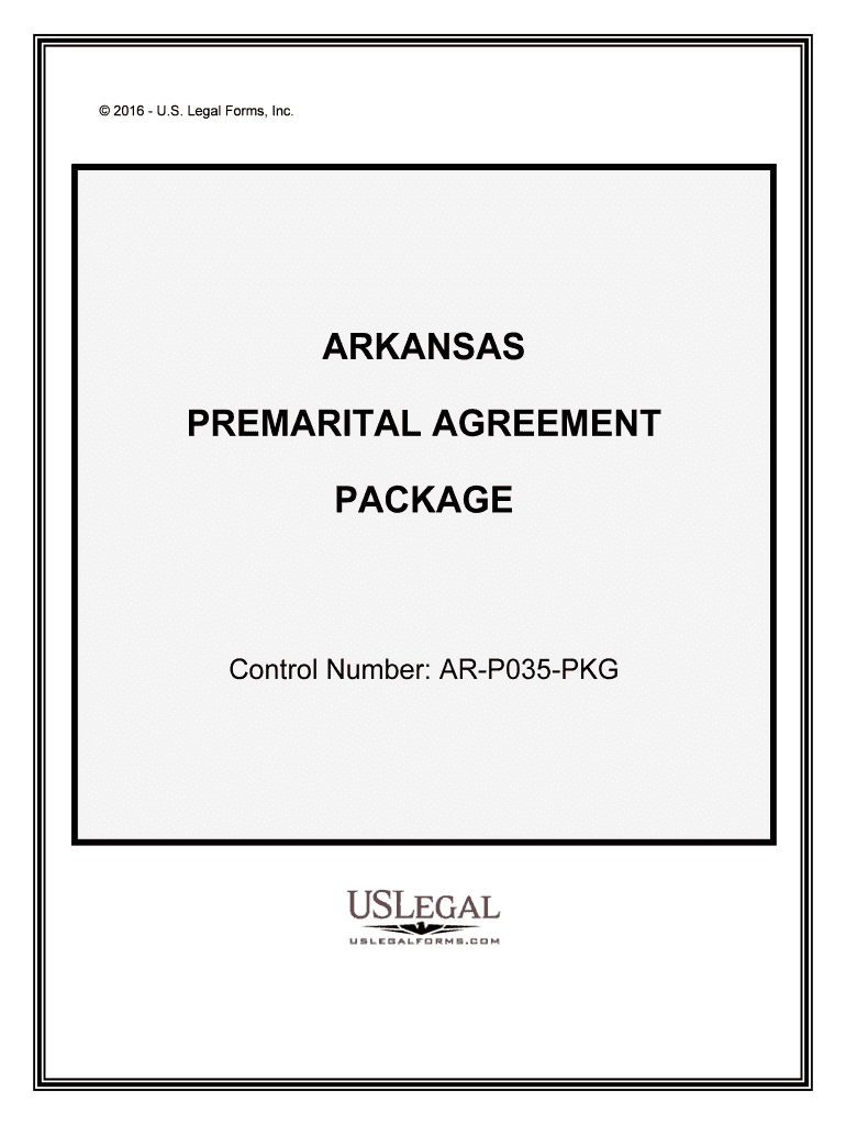 Control Number AR P035 PKG  Form