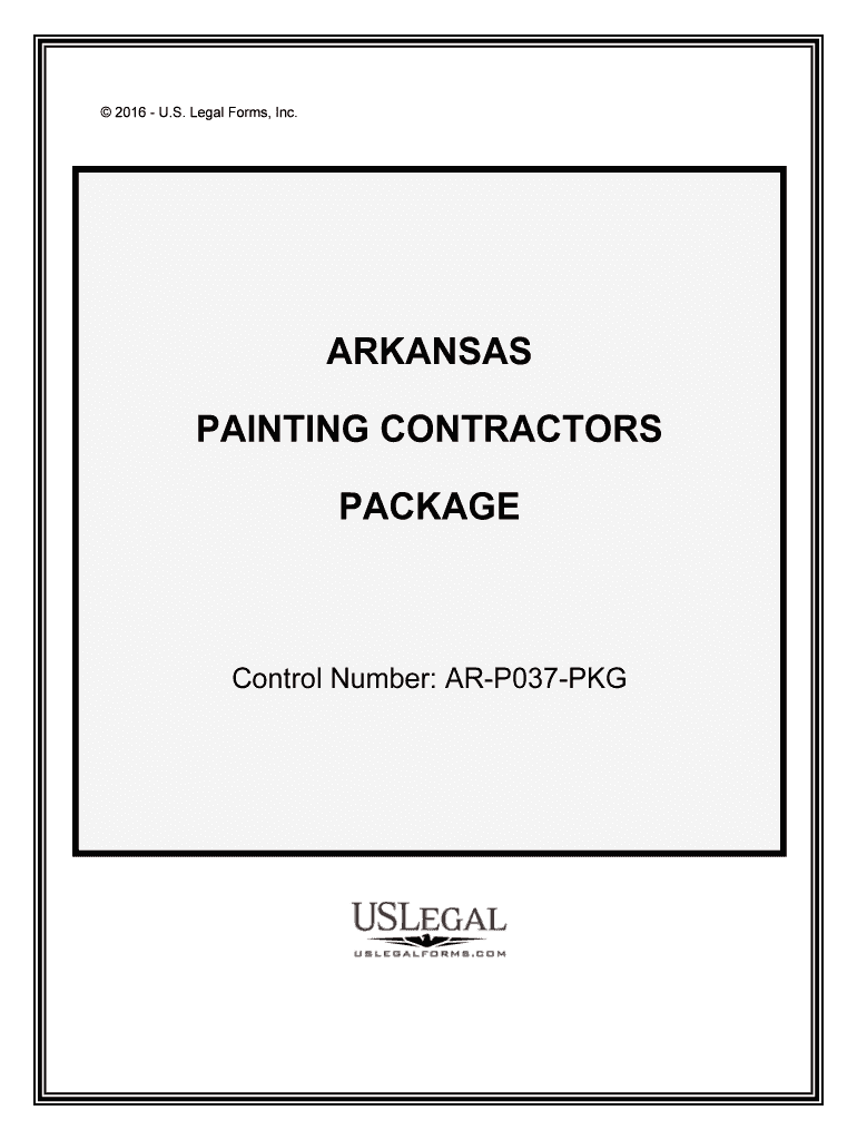 Control Number AR P037 PKG  Form