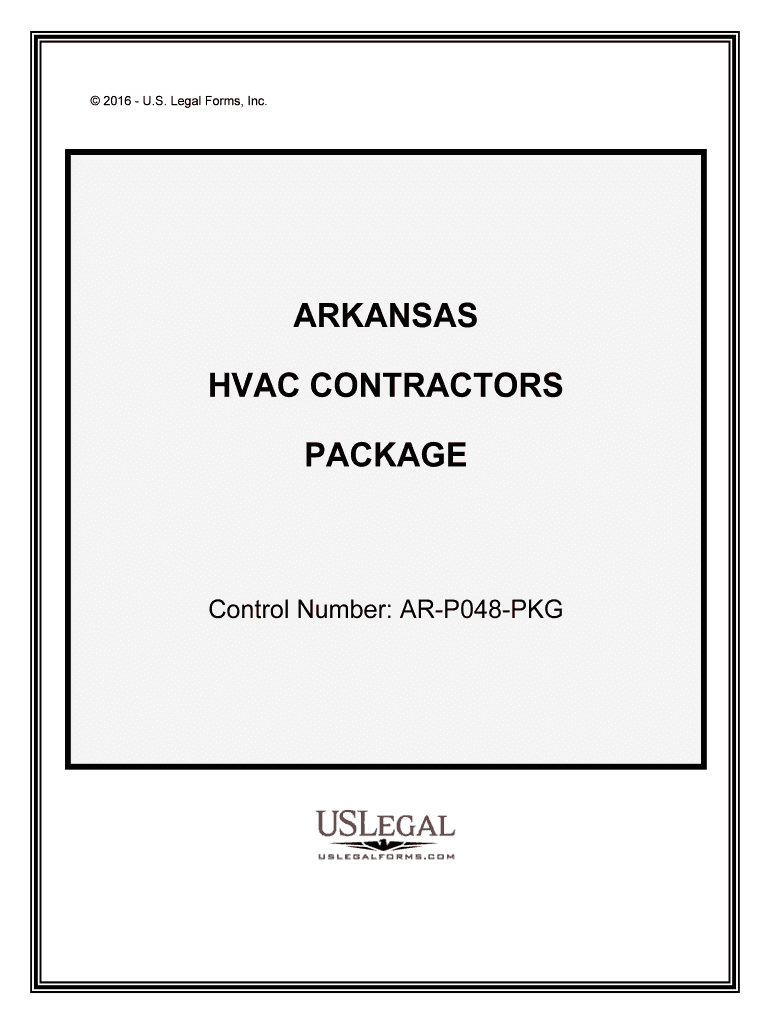 Control Number AR P048 PKG  Form