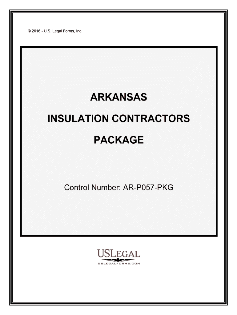 Control Number AR P057 PKG  Form