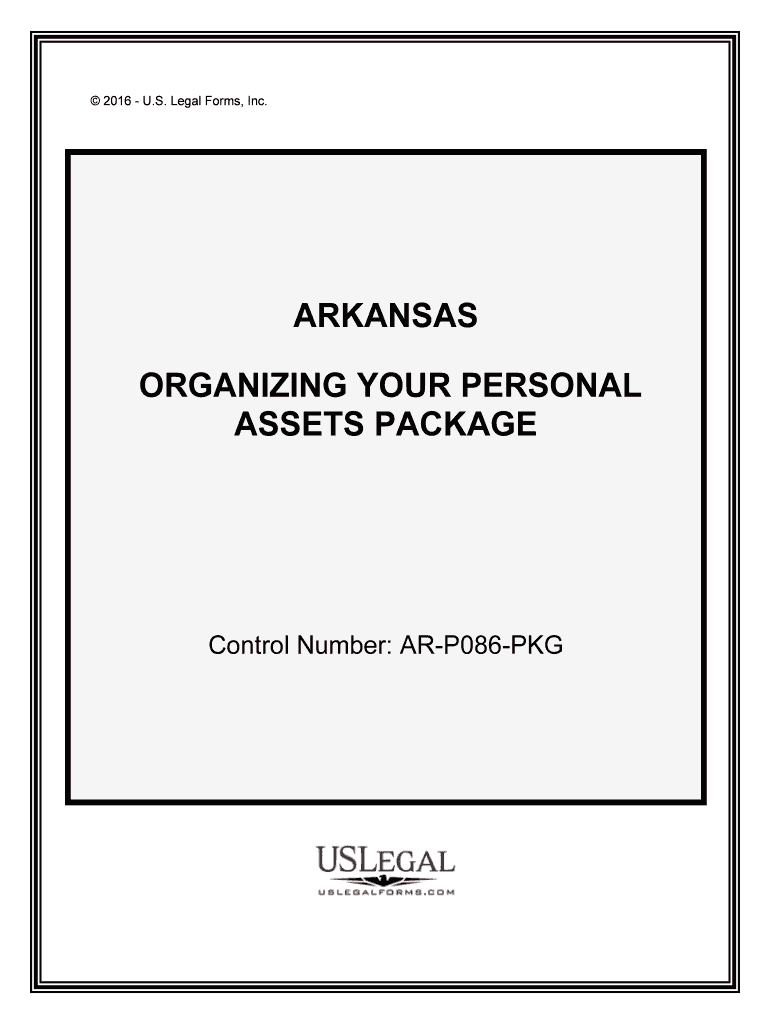 Control Number AR P086 PKG  Form