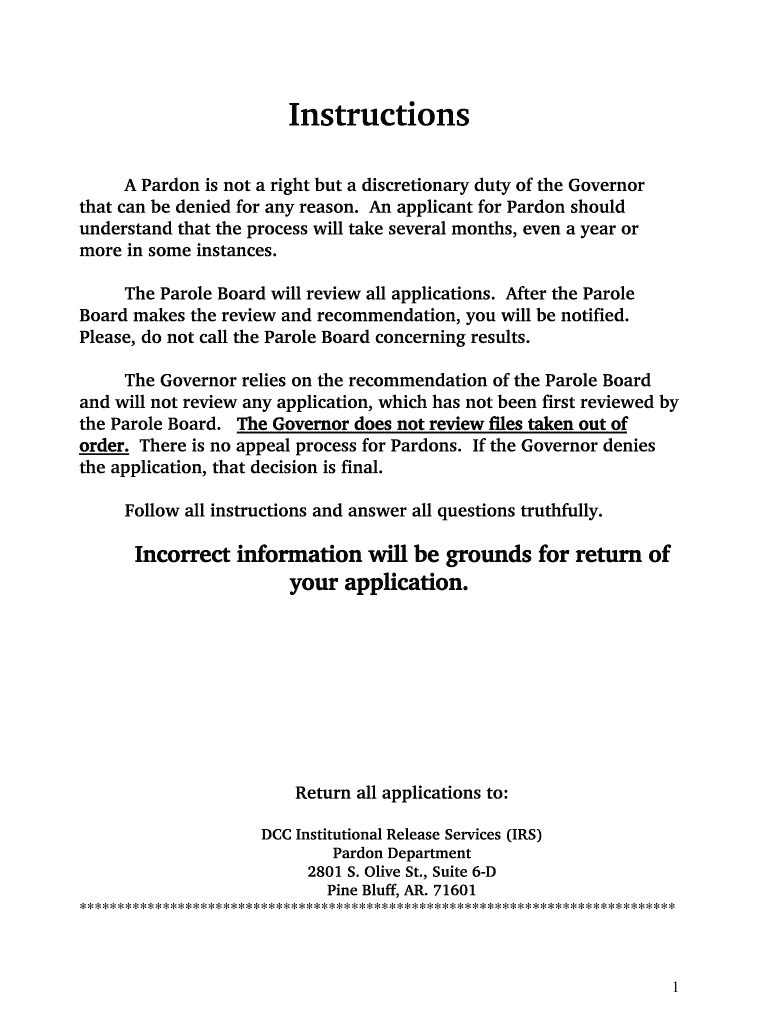 Certificate of Rehabilitation Andor Governor's Pardon FAQ  Form