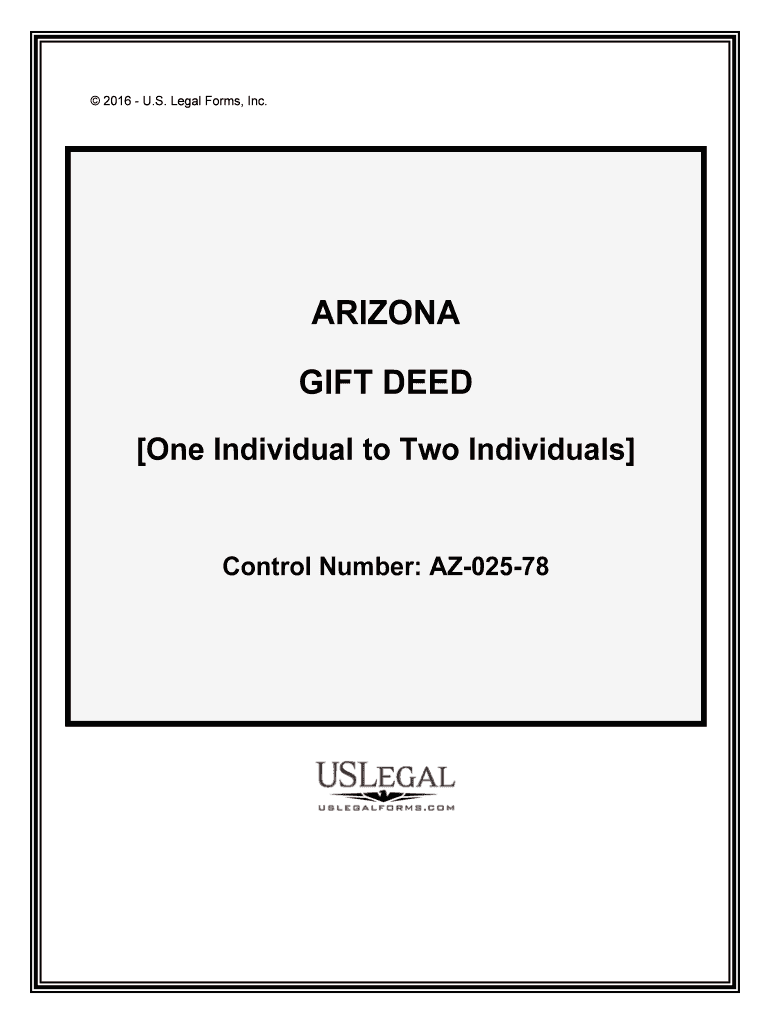 Control Number AZ 025 78  Form