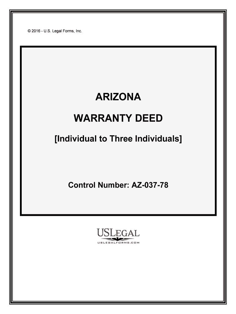 Control Number AZ 037 78  Form