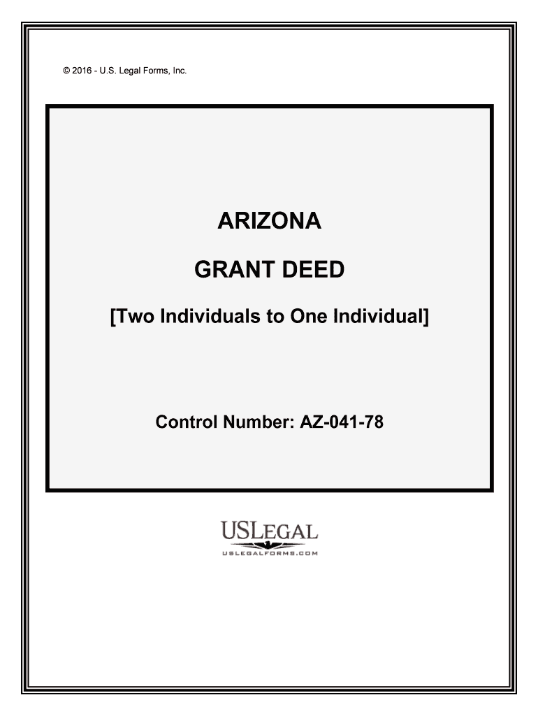 Control Number AZ 041 78  Form