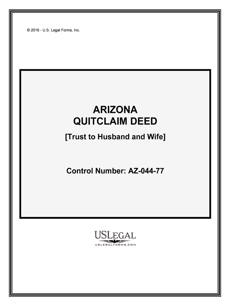 Control Number AZ 044 77  Form