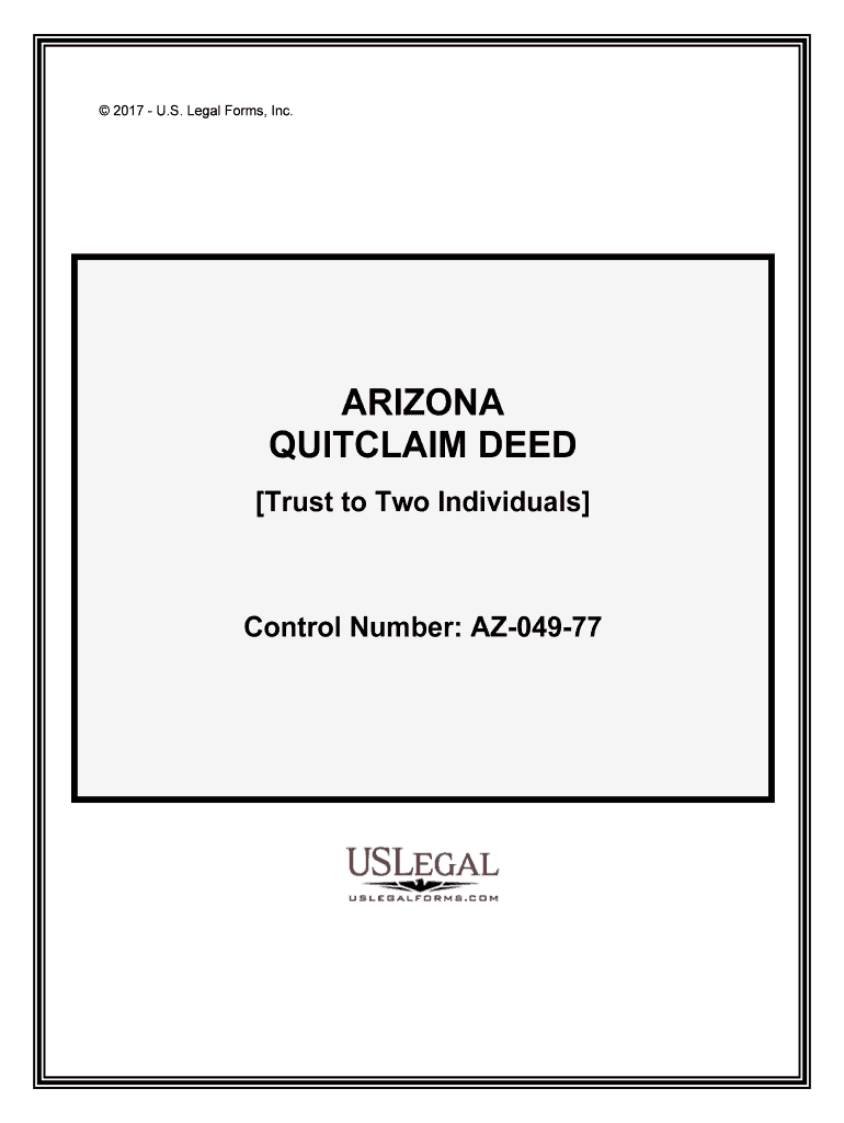 Control Number AZ 049 77  Form