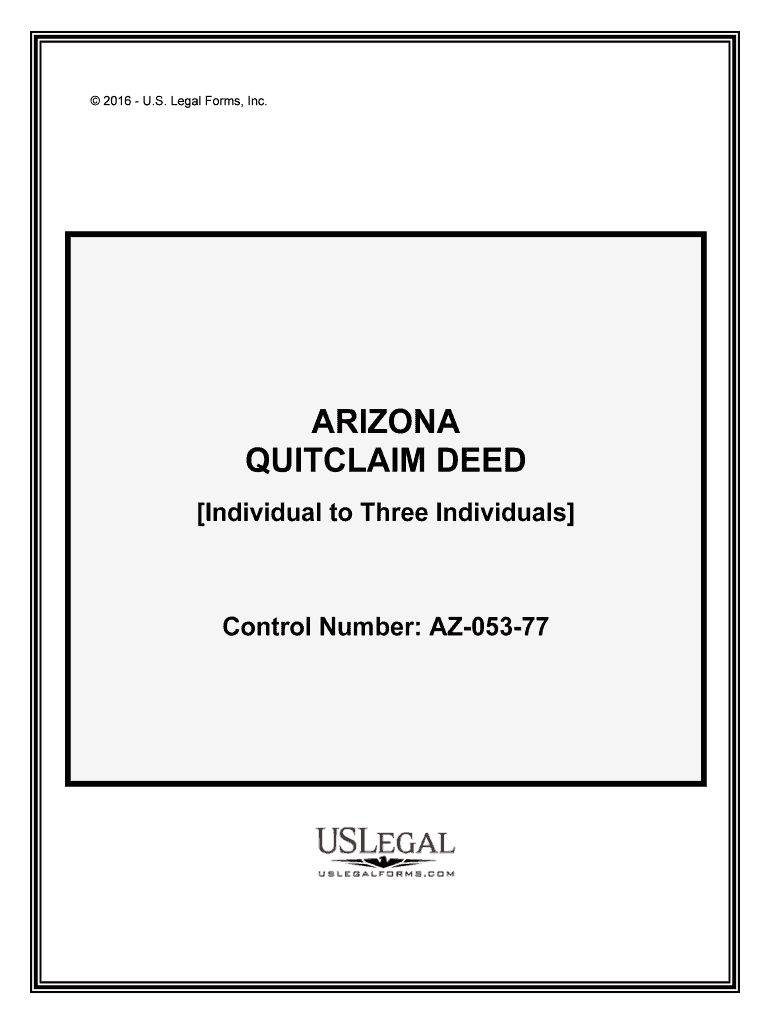 Control Number AZ 053 77  Form