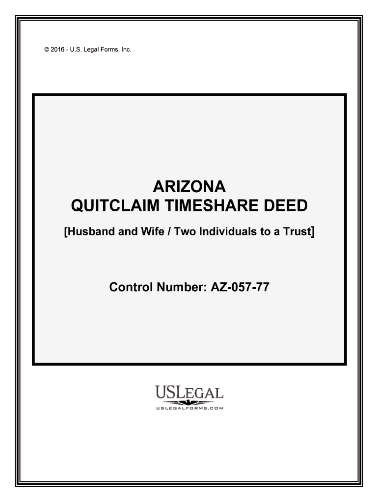 Mark W Bidwell, Attorney at Law Timeshare Quit Claim Deed  Form