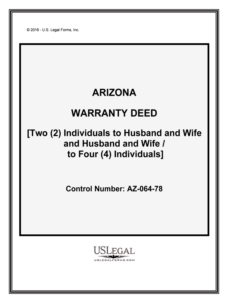 Two 2 Individuals to Husband and Wife  Form