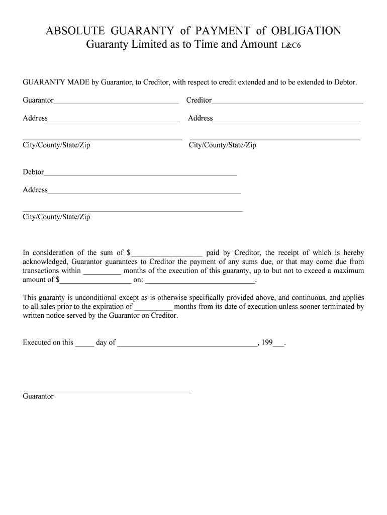 GUARANTY SEC Gov  Form