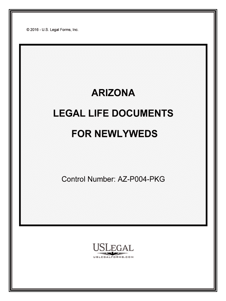 Control Number AZ P004 PKG  Form