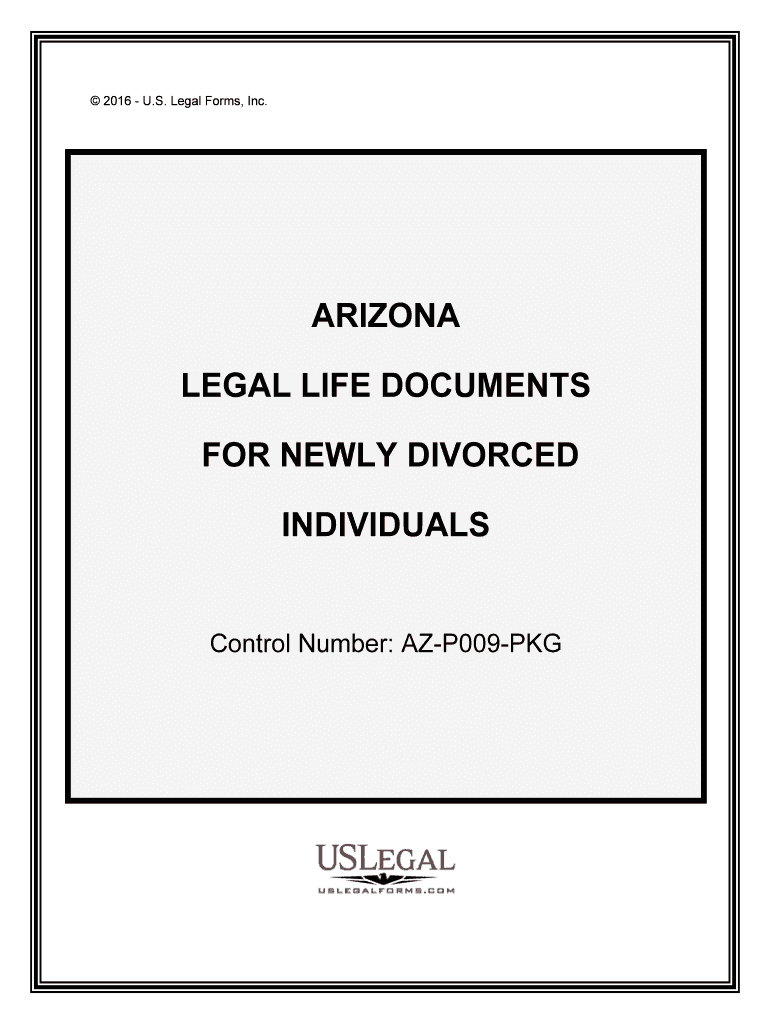 Control Number AZ P009 PKG  Form