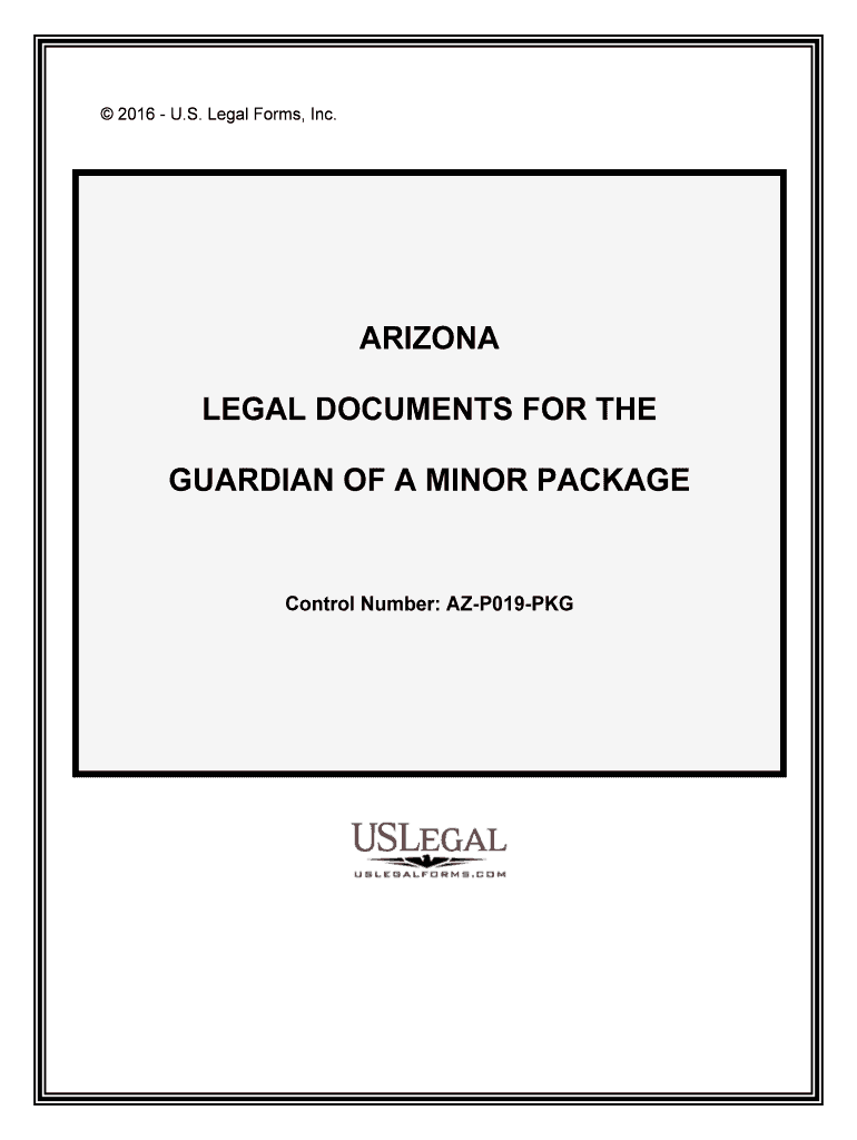 Control Number AZ P019 PKG  Form