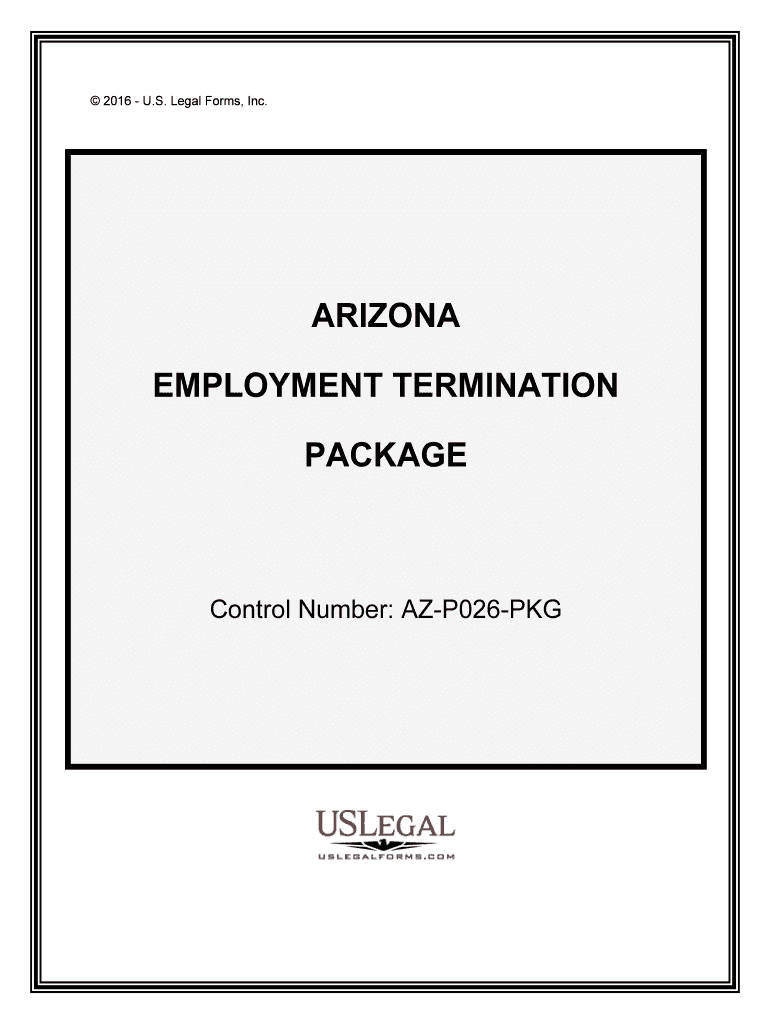 Control Number AZ P026 PKG  Form